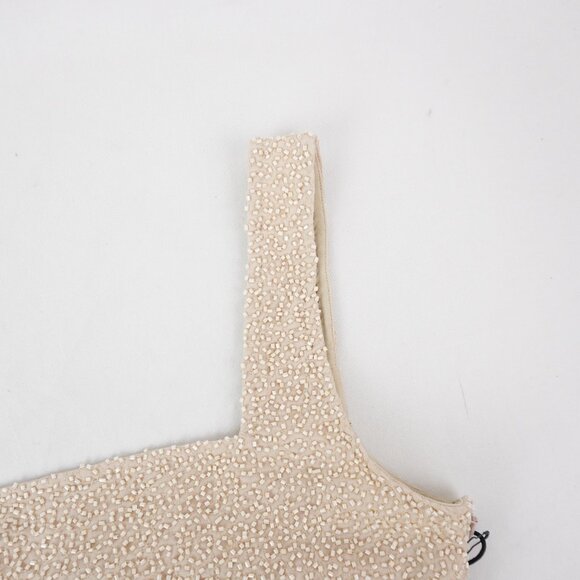 NWT Staud Women's Le Sable Beaded Mini Dress in Seed Shop Floral Size Medium - Picture 3 of 10